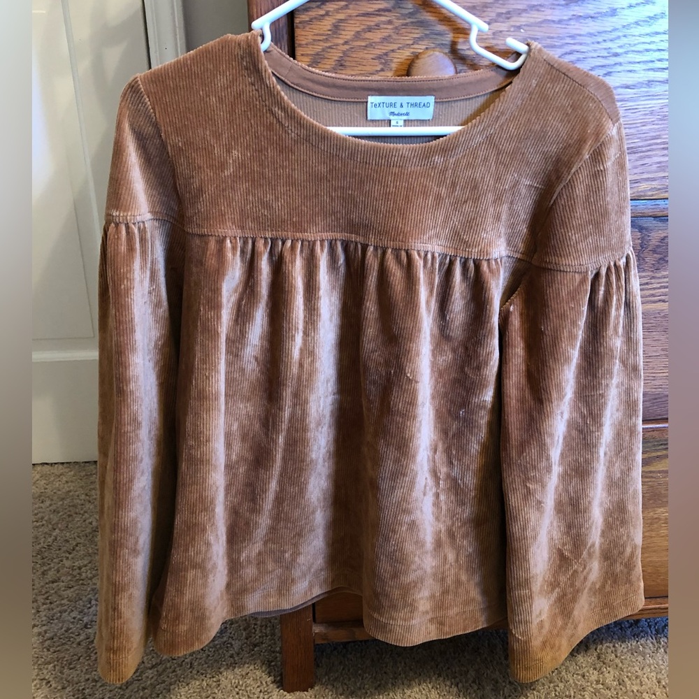 Corduroy Madewell blouse